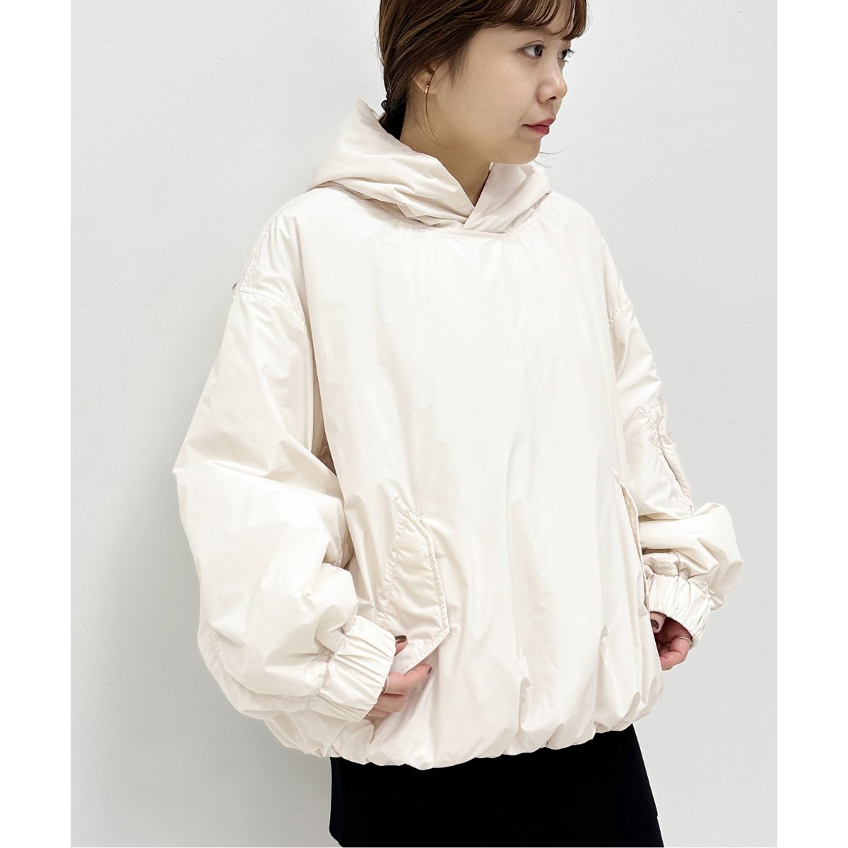 U by SPICK&SPAN フライトジャケット PADDED FLIGHT HOODIE | ユー バイ スピック＆スパン(U by SPICK&SPAN