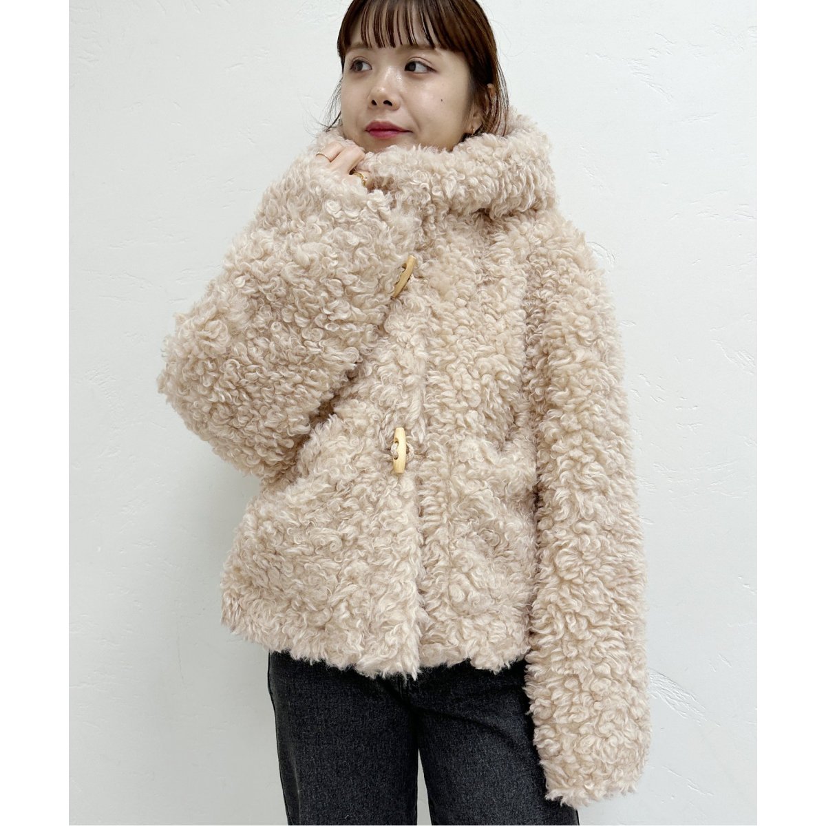 ≪追加≫カールフェイクファーショートダッフル2 | ユー バイ スピック