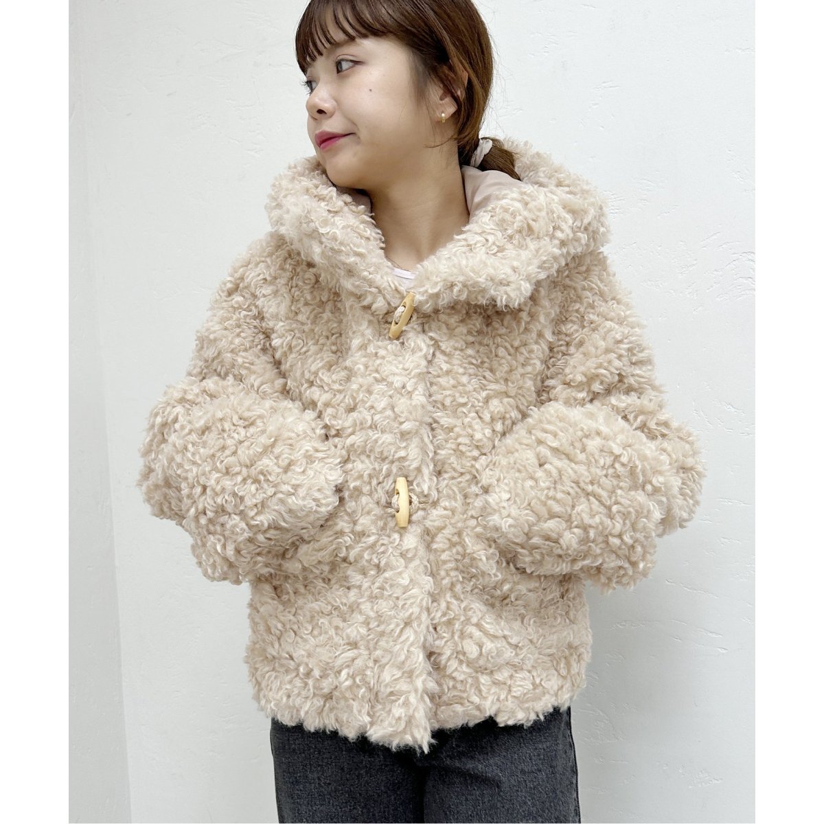 ≪追加≫カールフェイクファーショートダッフル2 | ユー バイ スピック