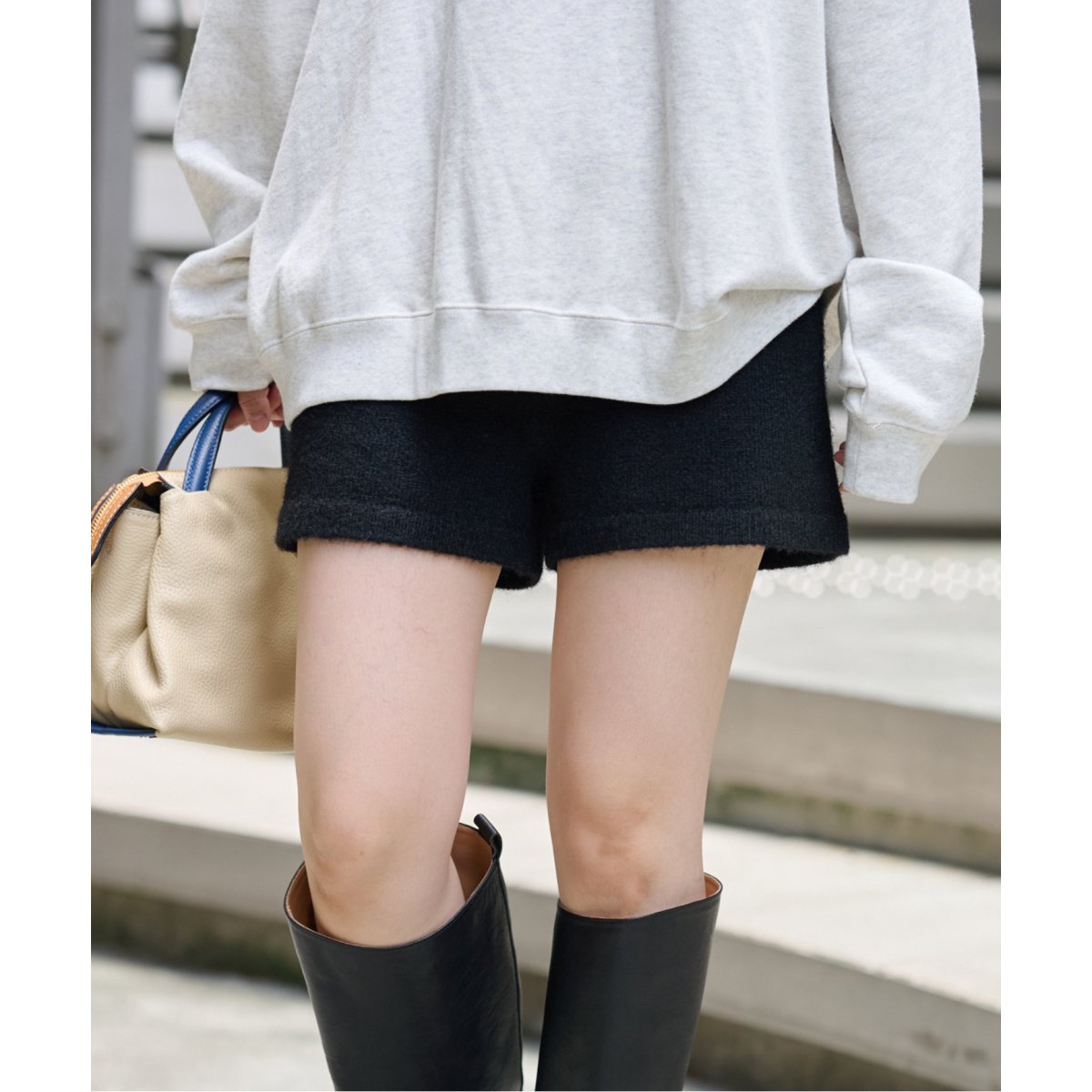 ニットショートパンツ | ユー バイ スピック＆スパン(U by SPICK&SPAN