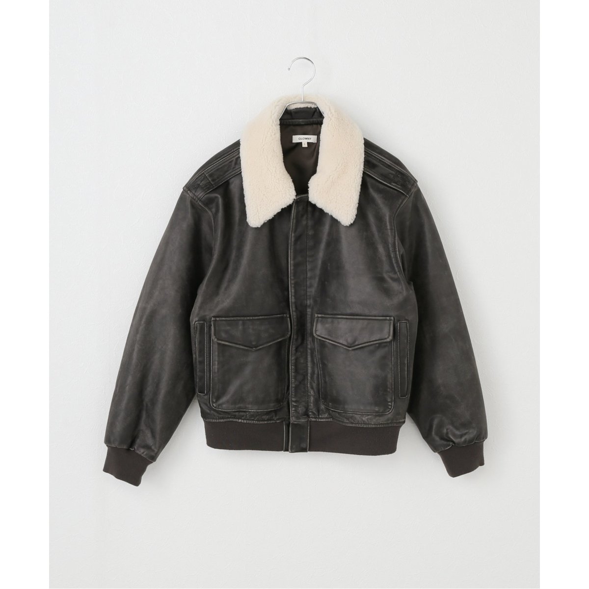 GLOWNY/グロウニー】 AIR FORCE LEATHER JACKET | ユー バイ スピック