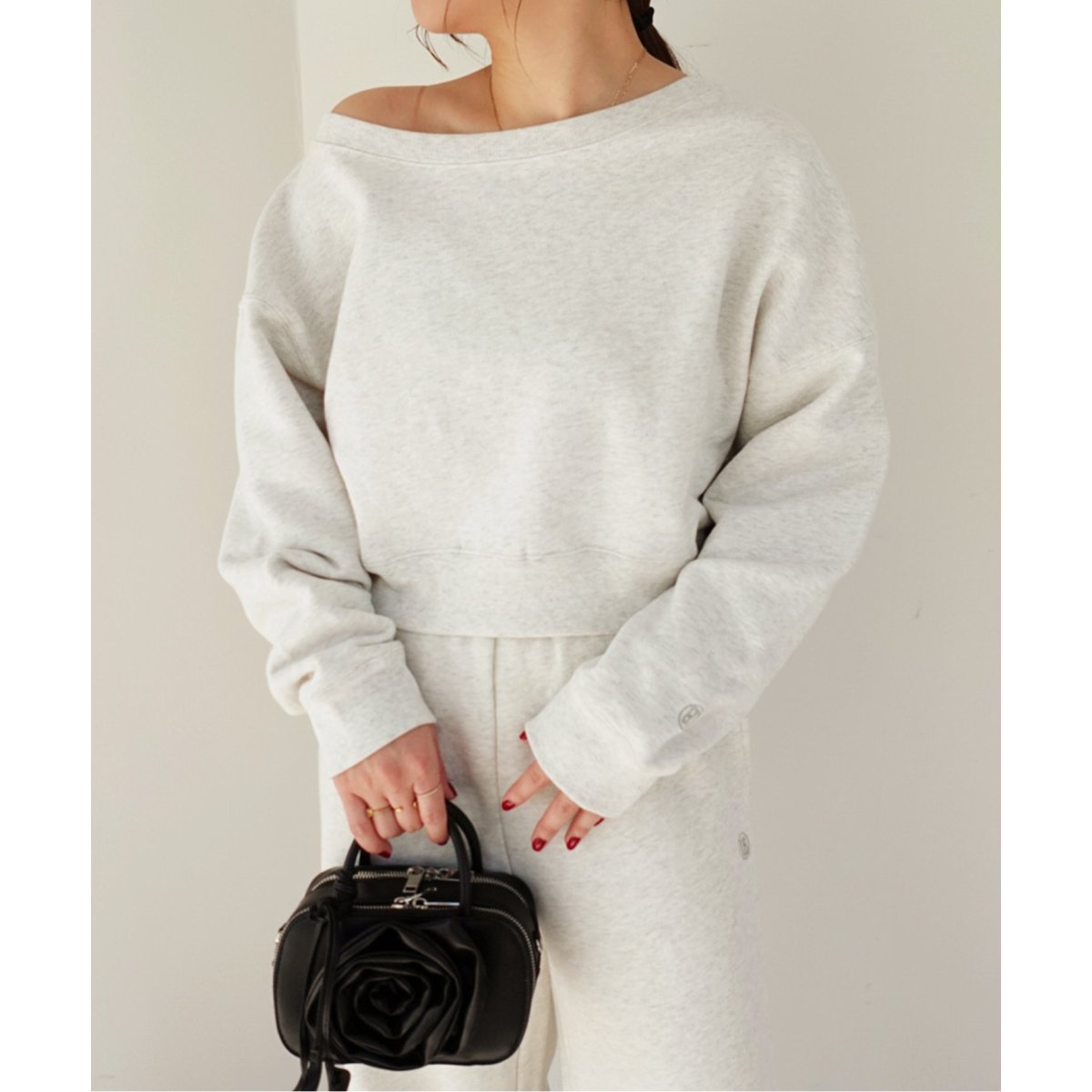 ♦︎美品♦︎ U by SPICK&SPAN オフショル スウェットトップス オフショルスウェットトップス | ユー バイ スピック＆スパン(U