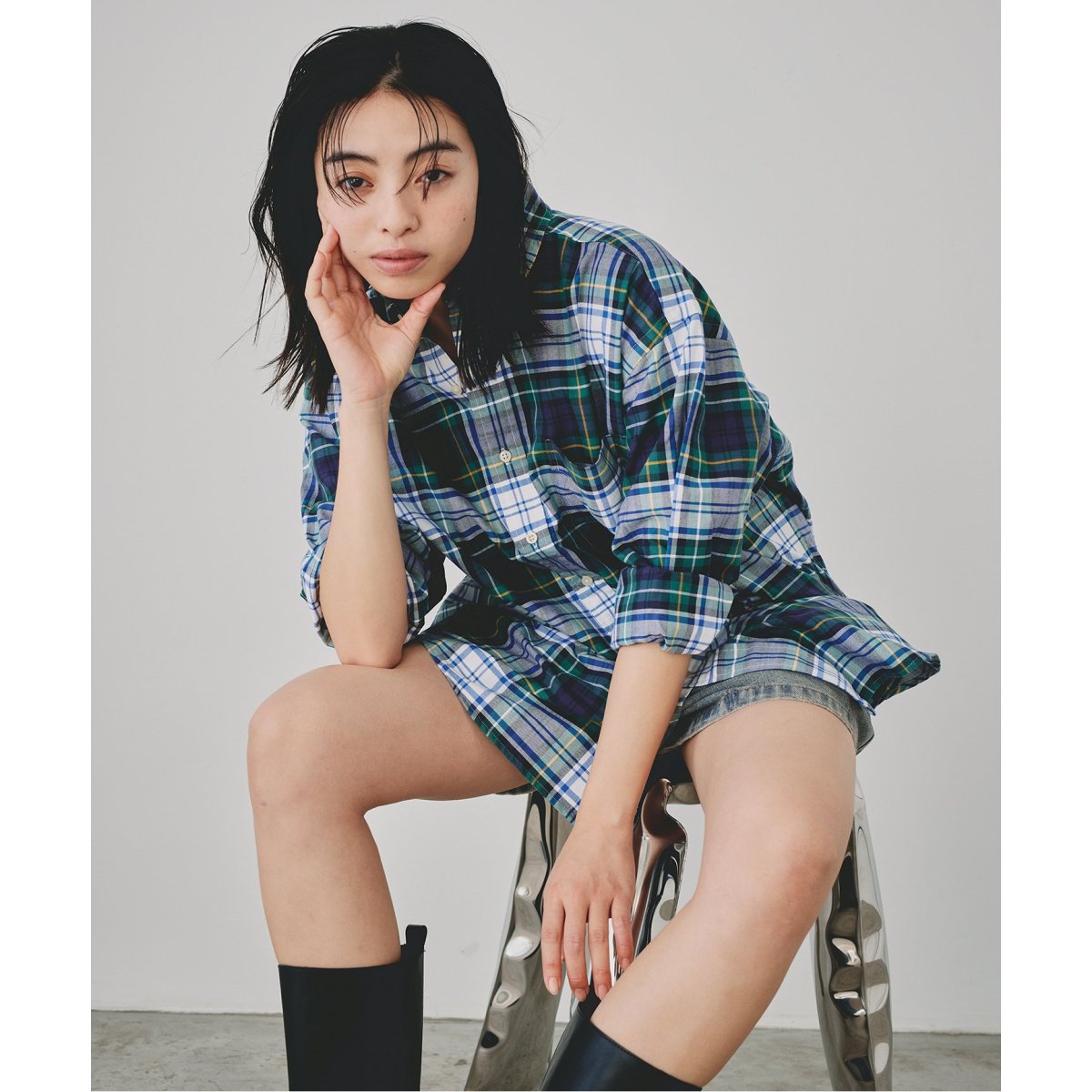 美品 ポロバイラルフローレン The Big Fit スピックアンドスパン M