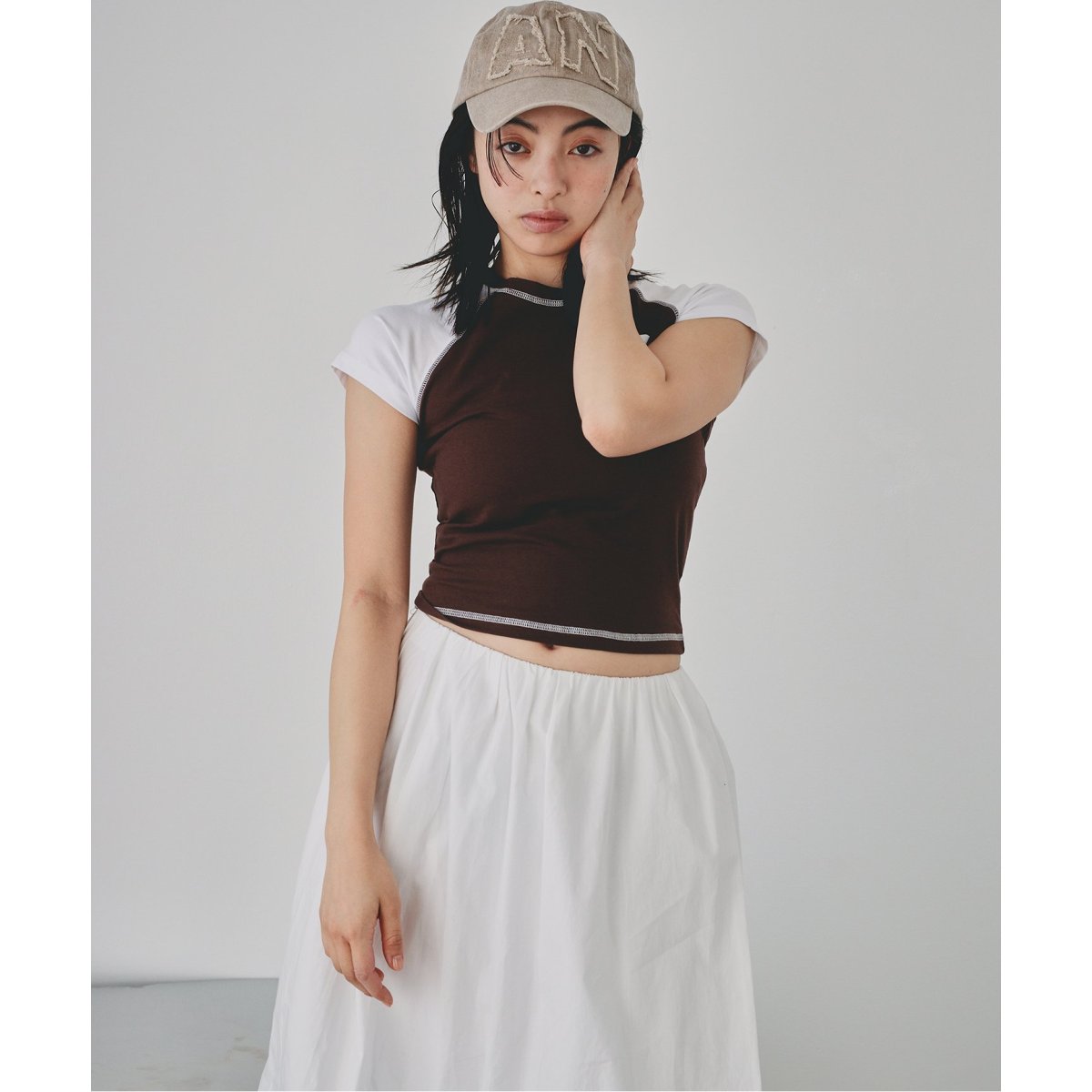 【REST&RECREATION】Raglan Crop Top ★送料・関税込★ 関税/送料込☆Rest&Recreation☆RAGLAN CROP TOP (Rest