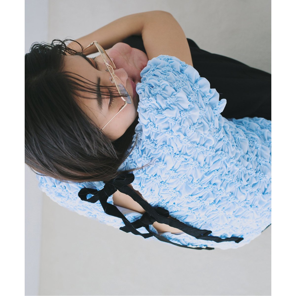 □popcorn ribon ブラウス | ユー バイ スピック＆スパン(U by