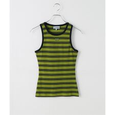 GANNI/ガニー Striped Soft Cotton Rib Tank Top | ユー バイ スピック＆スパン(U by SPICK&SPAN)