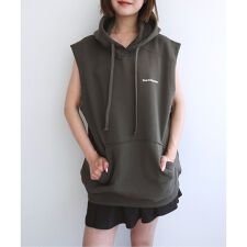 Rest&Recreation/レストアンドレクリエーション SLEEVELESS HOOD