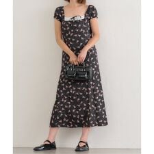 BOUQUET FIT FLARE DRESS