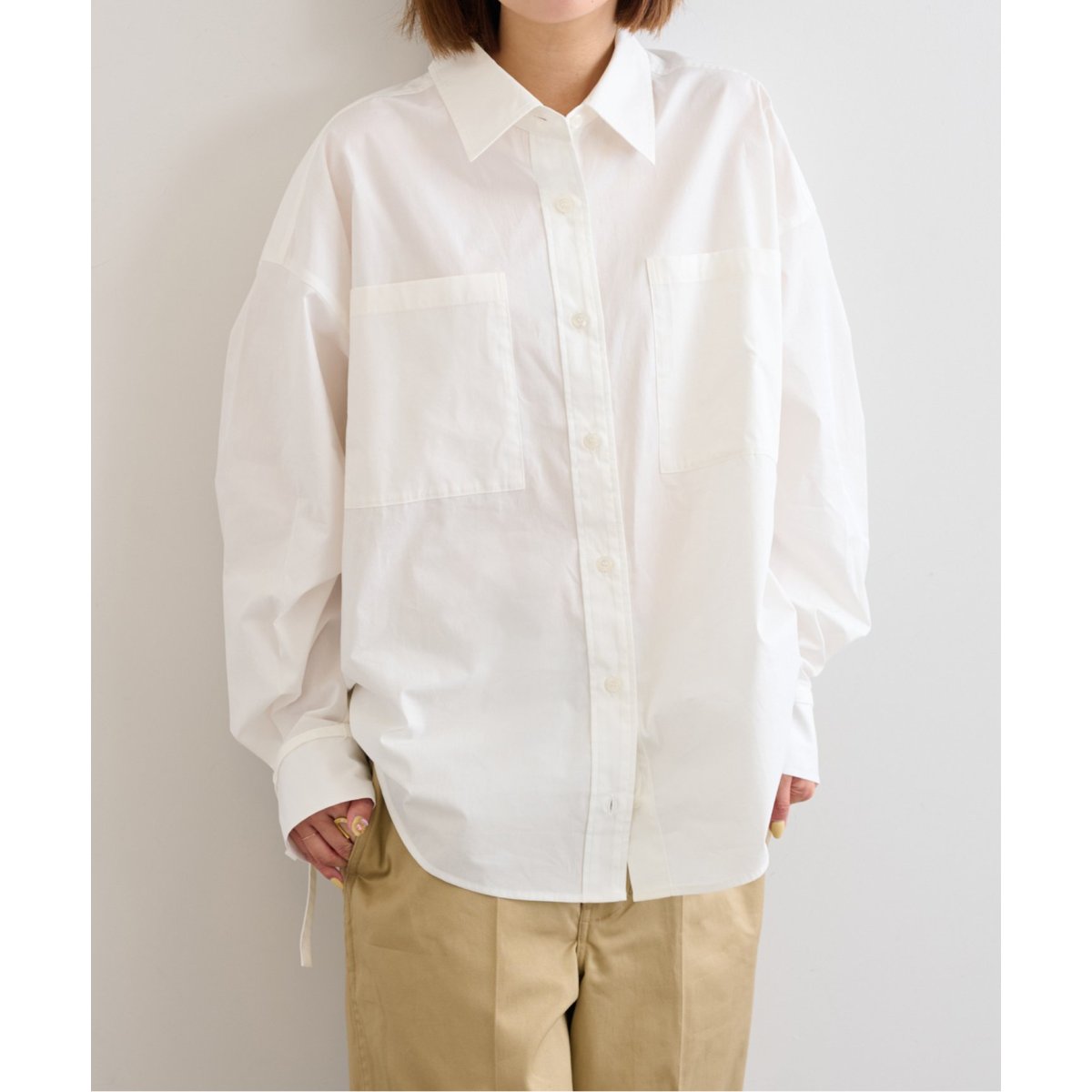 ユー バイ スピック＆スパン（U by SPICK&SPAN）/リボンスリーブオーバーシャツ リボンスリーブオーバーシャツ | ユー バイ スピック＆スパン(U by