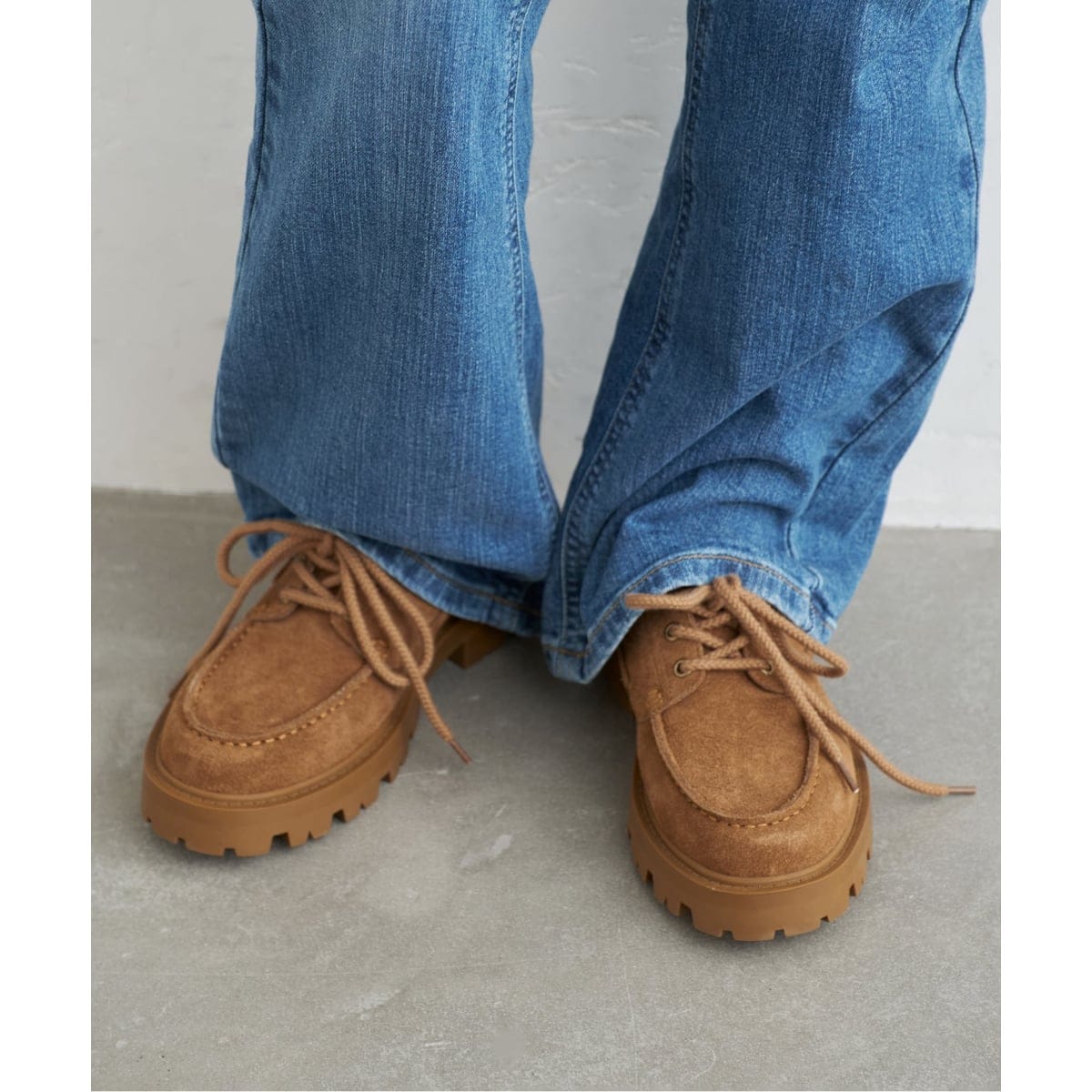 [}C]ARTESANOS/AeTmX LACEUP SUEDE/[ oC XsbNXpiU by SPICK&SPANj x[W