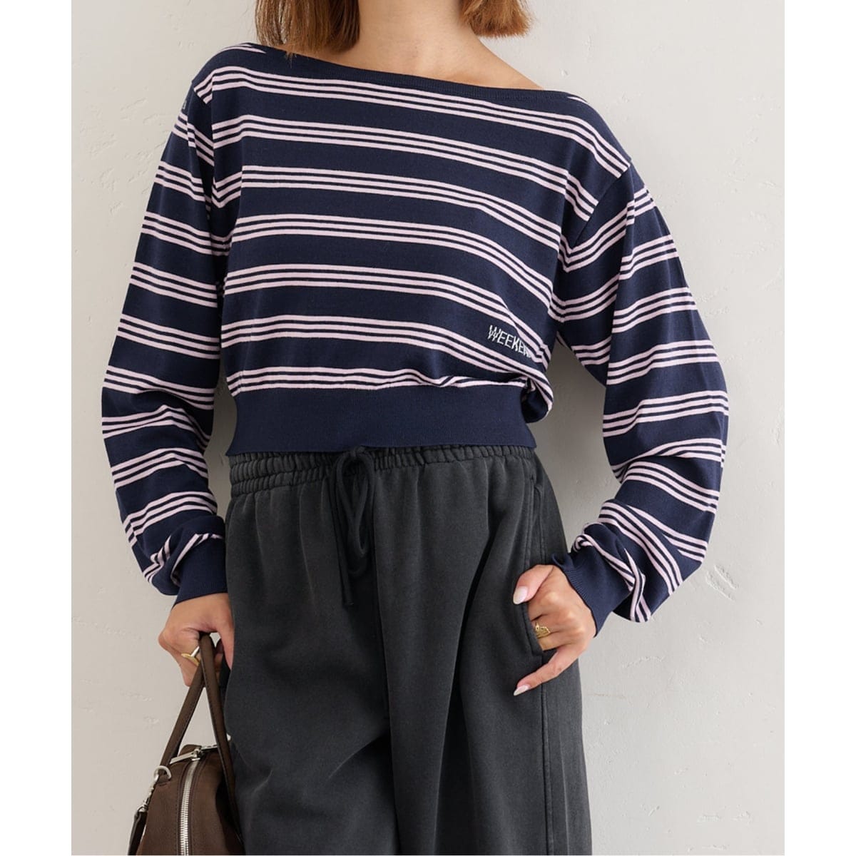 Spick&Span ラクーンニット　ネイビー Spick&Span ラクーンニット ネイビー - メルカリ
