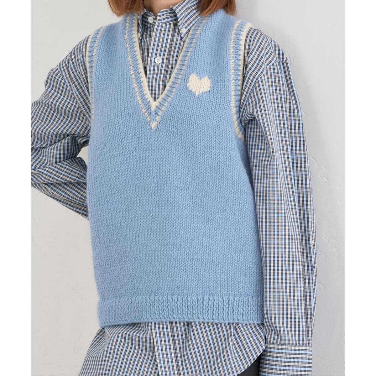 新品 Spick and Span ニットベスト ネイビー スピックアンドスパン セール】《WEB限定》C/Rニットベスト（ベスト）｜Spick & Span
