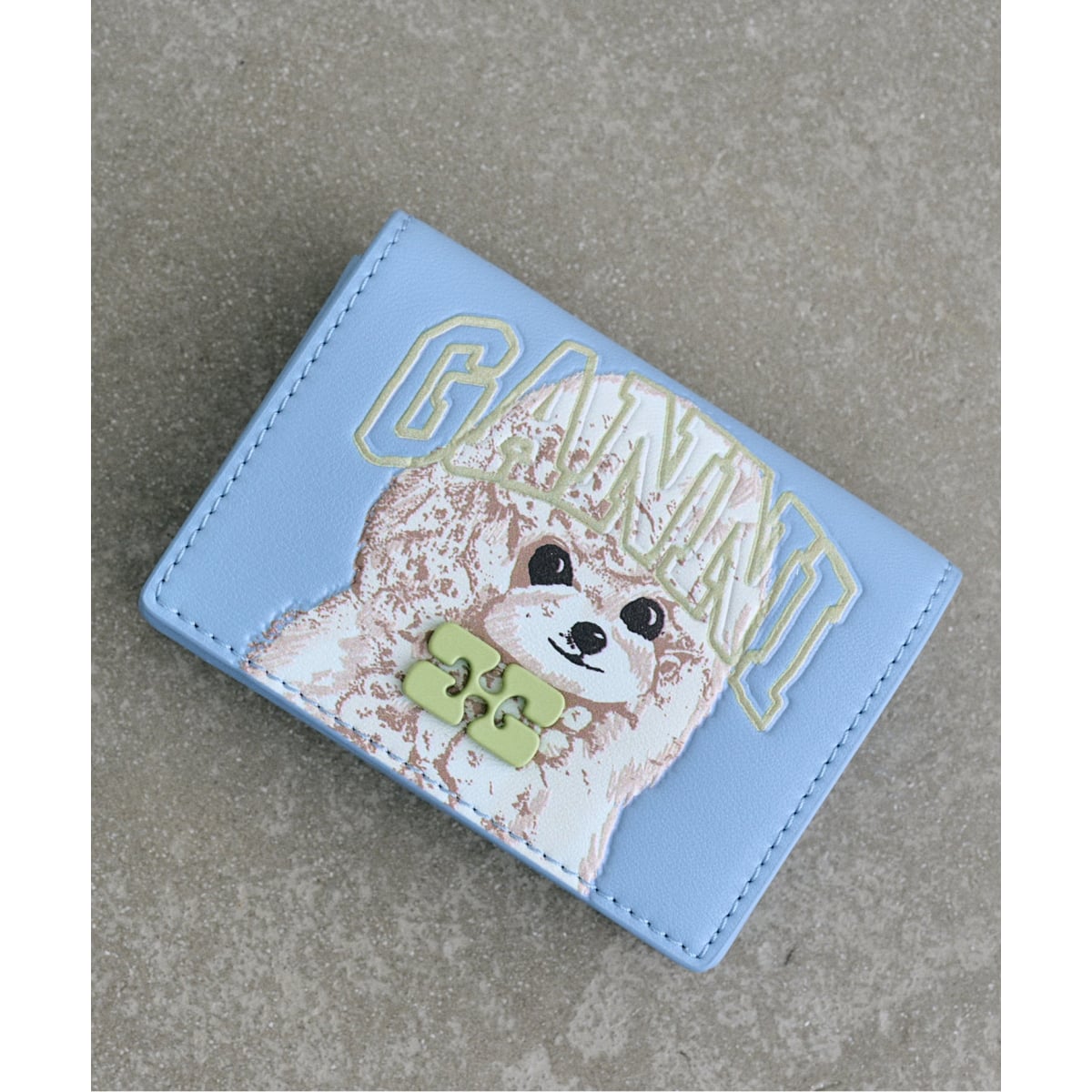 GANNI/ガニー Ganni Bou Card Holder With Flap An | ユー バイ