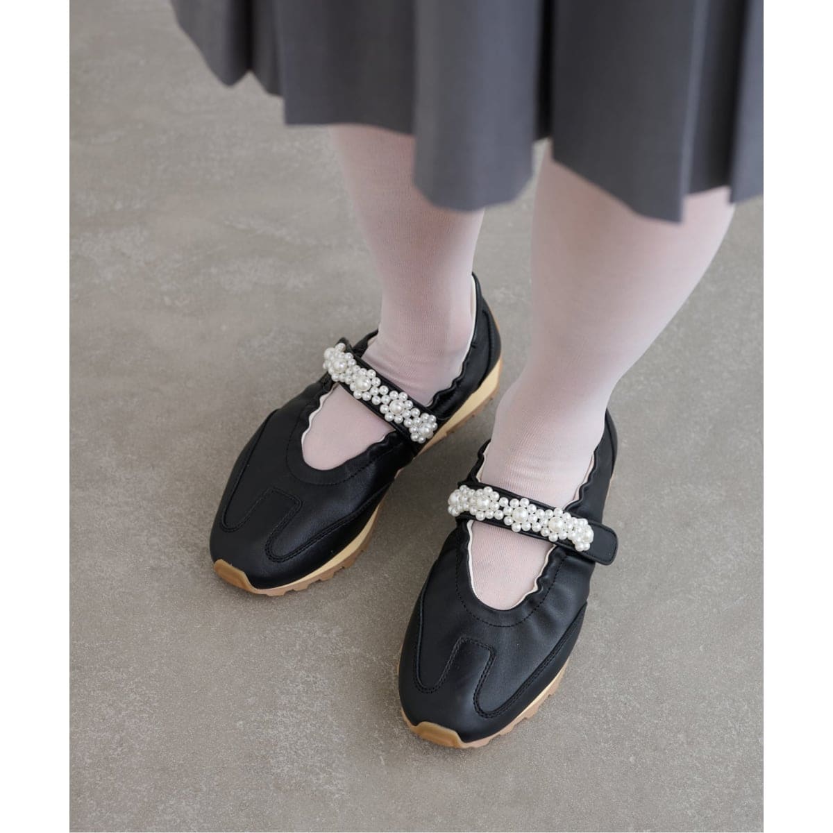 [}C]sǉ\tFOOT INDUSTRY/tbgC_Xg[ PEARL MARY JANE/[ oC XsbNXpiU by SPICK&SPANj ubN