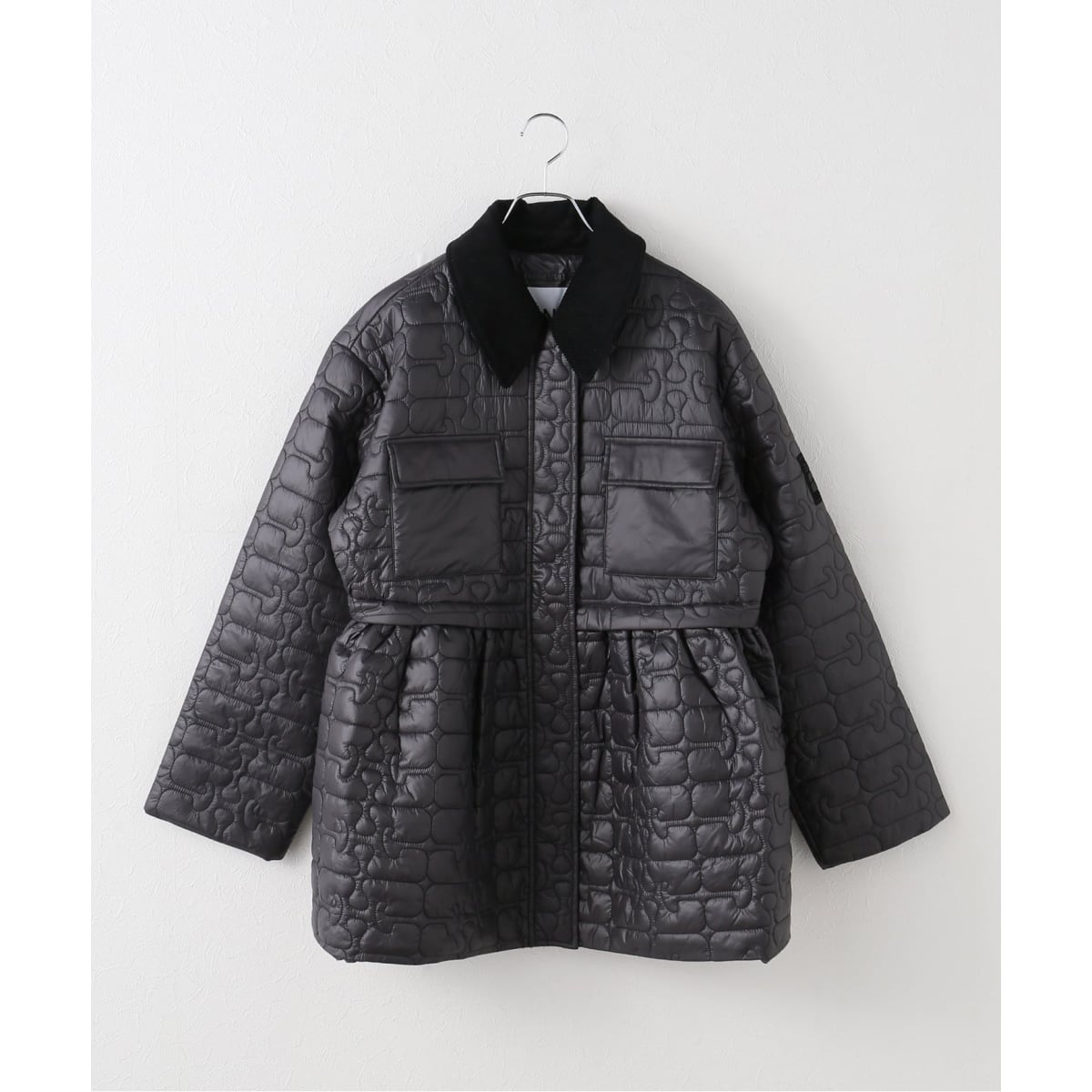 FUMIE TANAKA(フミエタナカ)】mix quilt rever co：コート