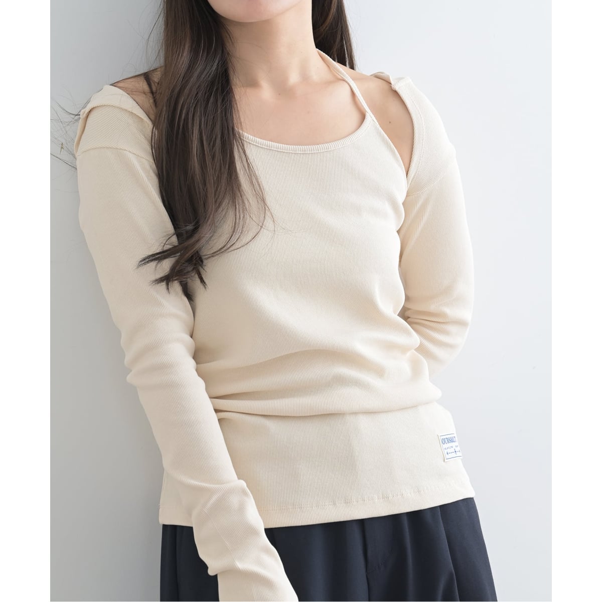 別注 LE MINOR/ルミノア SLOBE別注 バンパクボーダー ホワイト LE MINOR/ルミノア SLOBE別注 バンパクボーダー（Tシャツ／カットソー