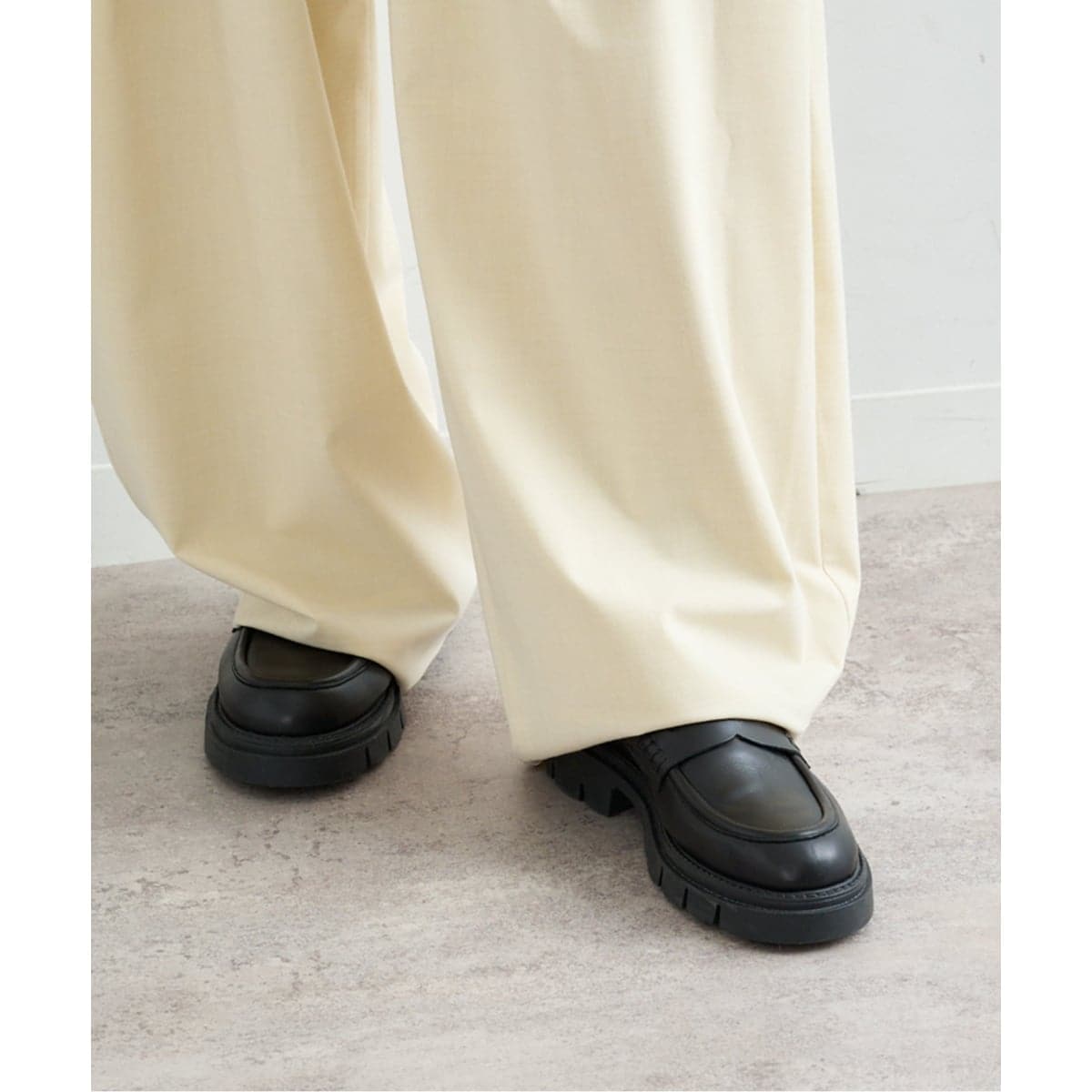 チェーンモチーフヒールアップローファー | ランバン コレクション