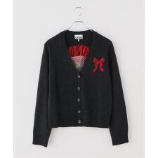 GANNI / ガニー Graphic Wool Cardigan