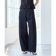 《予約》バレルレッグバギーデニム