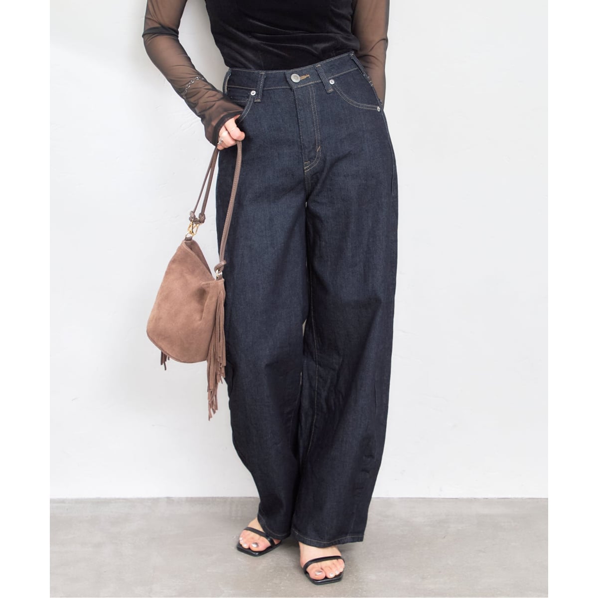 [�}���C]�s�ǉ��tSOMETHING / �T���V���O HANA CURVE TAPERED 2/���[ �o�C �X�s�b�N���X�p���iU by SPICK&SPAN�j �l�C�r�[
