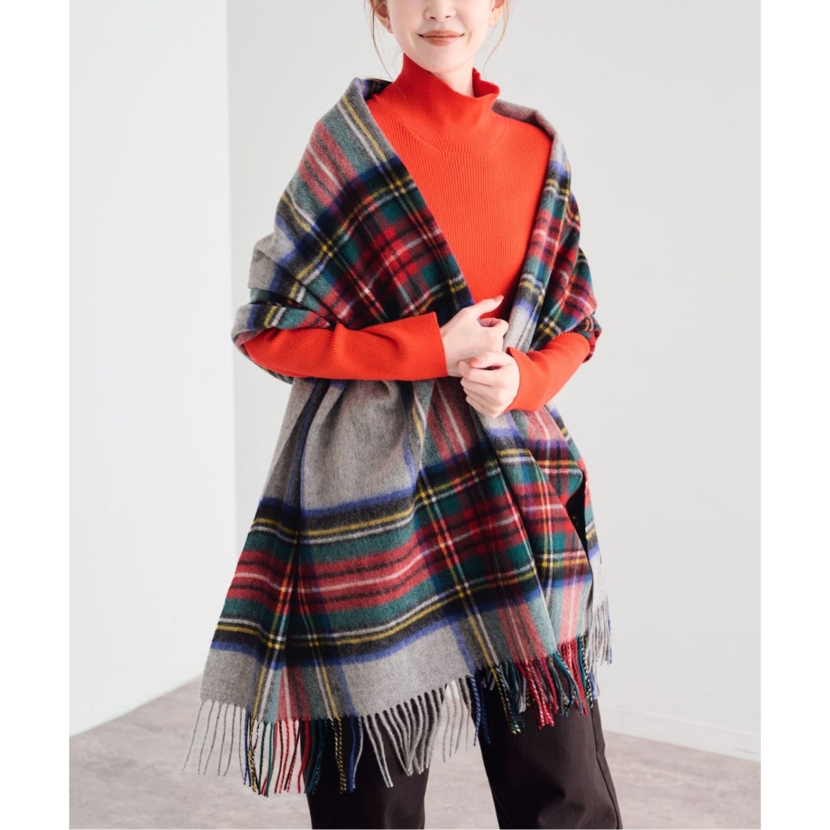 予約》TWEEDMILL/ツイードミル チェックストール | ユー バイ スピック