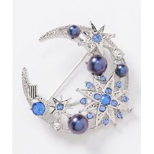 セサンパ　三日月モチーフブローチ