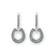 ランバン オン ブルー(LANVIN en Bleu)の馬蹄モチーフ ピアス