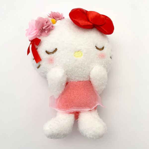 サンリオ ハローキティ サンリオ フラワーリボン S キティ ぬいぐるみ