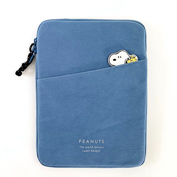 スヌーピー PEANUTS フラットマルチケース/LBL ひょっこり スヌーピー