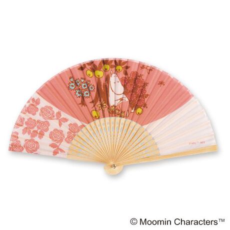ムーミン Moomin 扇子 7寸 お昼寝 うちわ ピンク ギフト おしゃれ 男女兼用 パーフェクト ワールド トーキョー Perfect World Tokyo 3810 6052 5 ファッション通販 マルイウェブチャネル