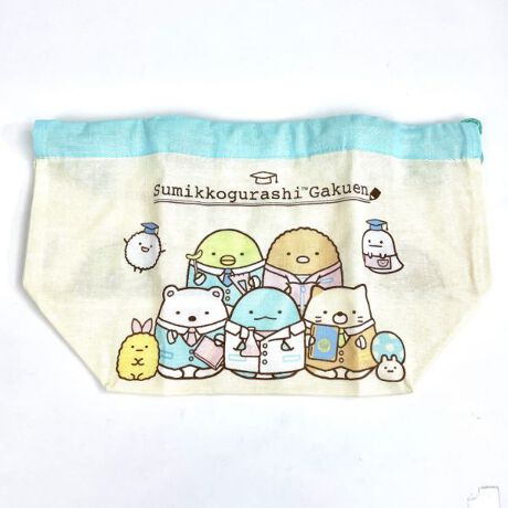 すみっコぐらし すみっコぐらし学園 ランチ巾着 お弁当 日本製 パーフェクト ワールド トーキョー Perfect World Tokyo 3226 ファッション通販 マルイウェブチャネル