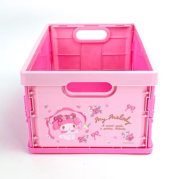サンリオ マイメロディ 収納コンテナ(M) 収納ケース 折りたたみ 整理