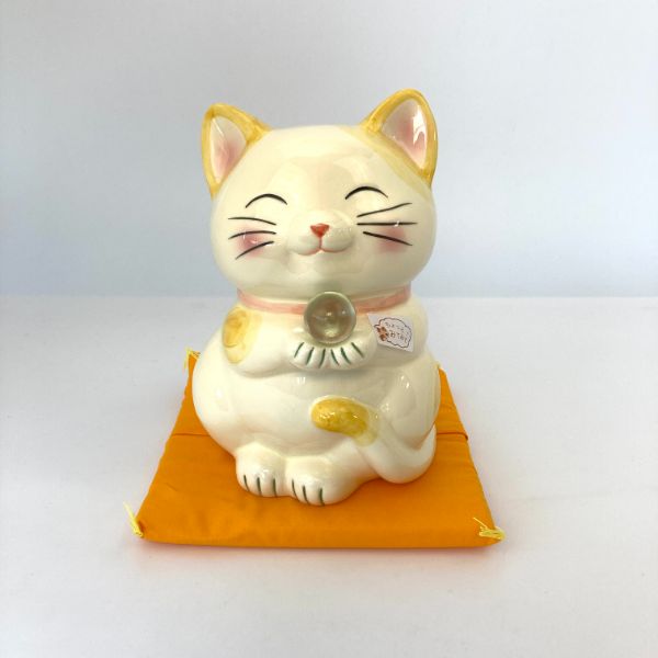 貯金箱 ねこ 風水ハッピーキャット (貯金箱) 特大 M イエロー (黄猫) (風水猫) 金運 開 |  パーフェクト・ワールド・トーキョー(Perfect World Tokyo) | マルイウェブチャネル