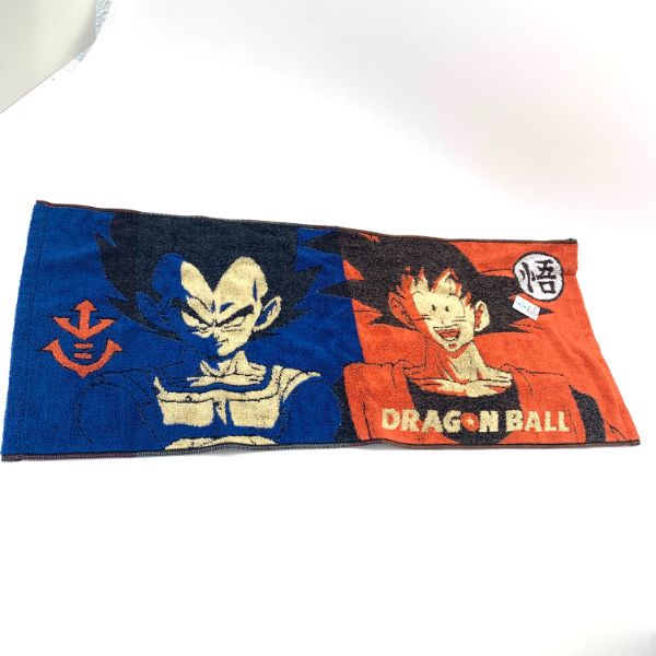 ドラゴンボールZ 悟空とベジータ フェイスタオル ロングタオル 長