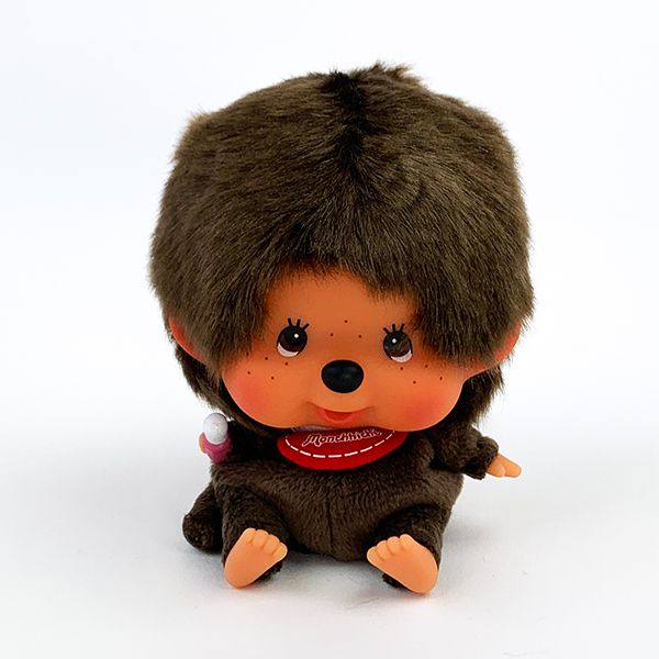 絶妙なデザイン モンチッチちゃん ギンガムチェック スイムウェア タグ付 ぬいぐるみ