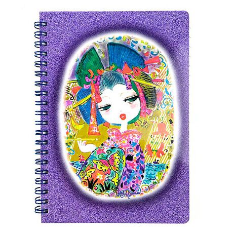 水森亜土 リングノート おいらん 亜土ちゃん 文具 ステーショナリー 