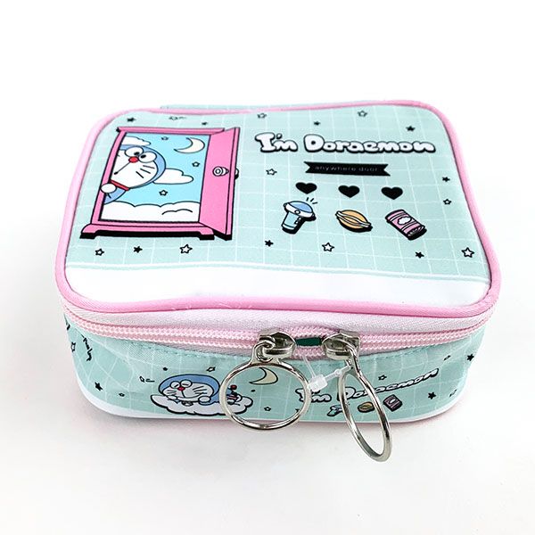 ドラえもん コスメポーチ どこでもドア ミント ポーチ 化粧ポーチ 小物