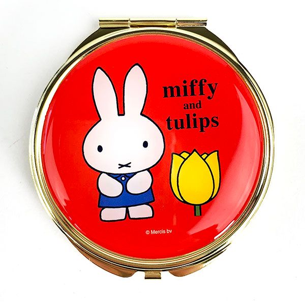 ミッフィー チューリップ miffy and tulips ミラー RD コンパクト