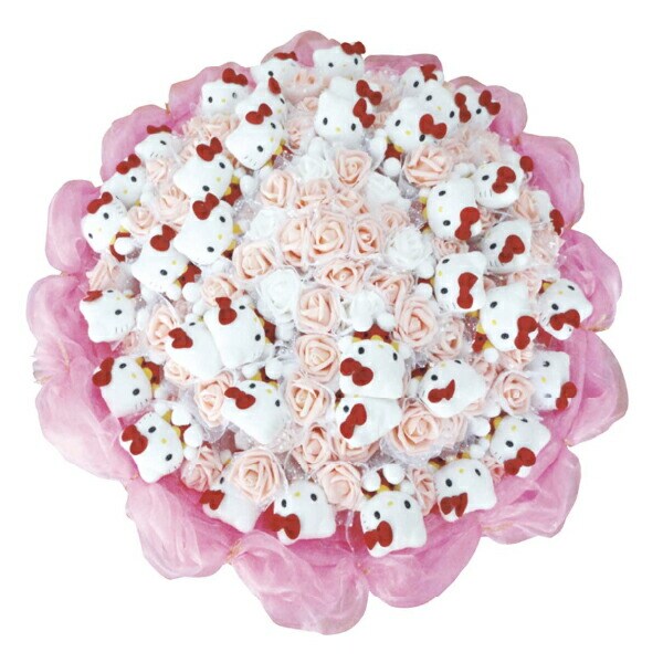 サンリオ ハローキティ 特大ぬいぐるみブーケ ぬいぐるみ本数：40本