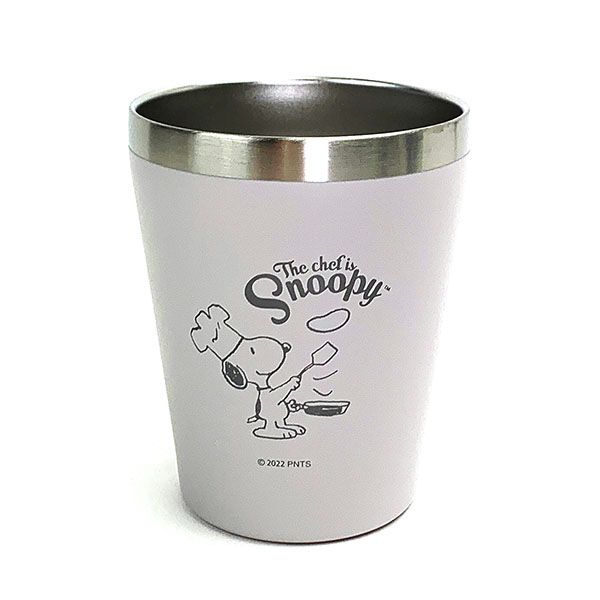 スヌーピー PEANUTS ステンレスタンブラー シェフ GY コップ 360ml