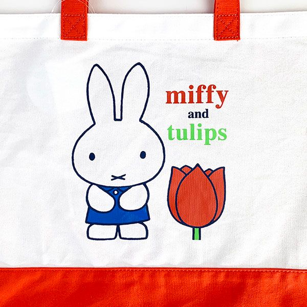 [マルイ]ミッフィー チューリップ miffy and tulips レッスンバッグ RD バッグ レッド /パーフェクト・ワールド・トーキョー（Perfect World Tokyo）