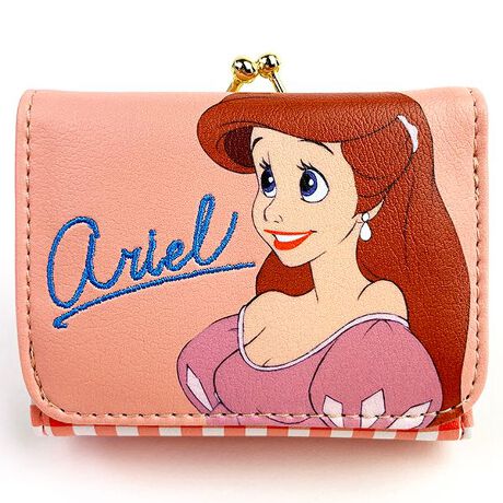 リトルマーメイド アリエル コンパクト財布 RDチェック/アリエル 三 
