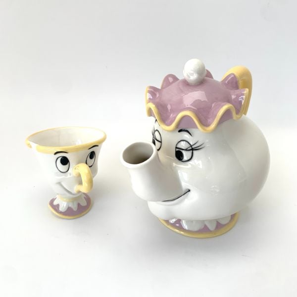 【新品/未使用】ディズニー ティーセット ポット夫人 チップ