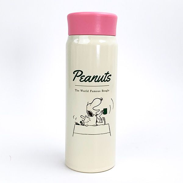 スヌーピー PEANUTS ステンレスボトル SN＆WS PK ピンク 水筒 480ml