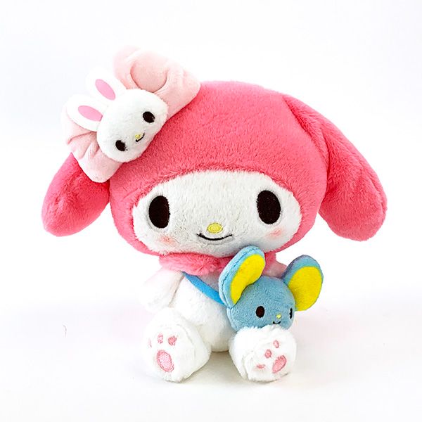 マイメロディ　 マスコット　ぬいぐるみ　リボンでおそろ　タグ付き　美品　セット マイメロディ マスコット ぬいぐるみ リボンでおそろ タグ付き