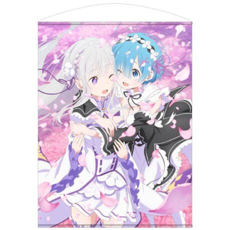 リゼロ エミリア＆レム 100cmタペストリーRe:ゼロから始める異世界生活 