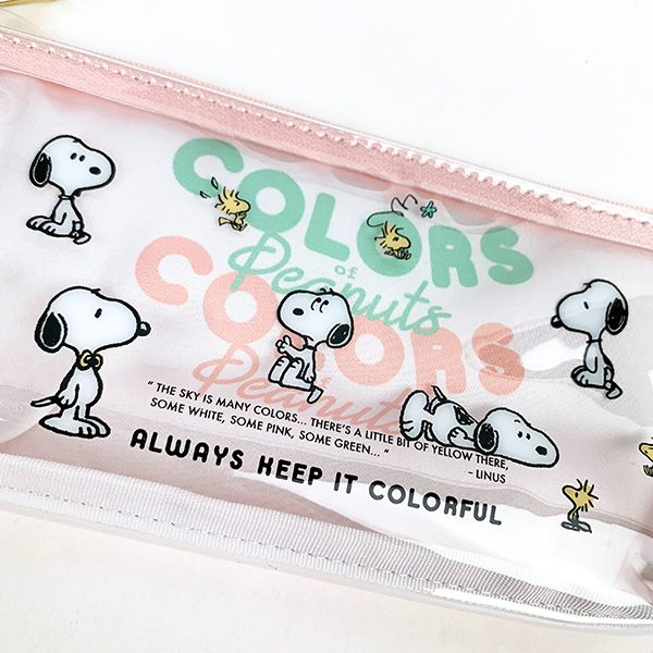 スヌーピー ペンケース B ピンク Colors of Peanuts 文具 オフィス