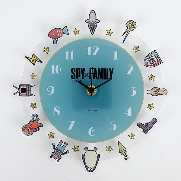 素晴らしい価格 SPY×FAMILY B5パネル時計【受注生産商品】スパイファミリー キャラクターグッズ