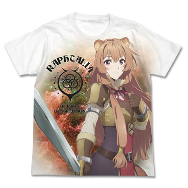 【別倉庫からの配送】 鏡音リン・レン フルグラフィック Tシャツ ホワイト L サイズ Tシャツ(半袖/袖なし)