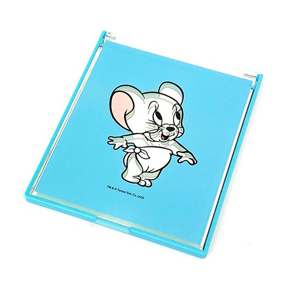 トムとジェリー タフィー ダイカットアートミラー ブルー